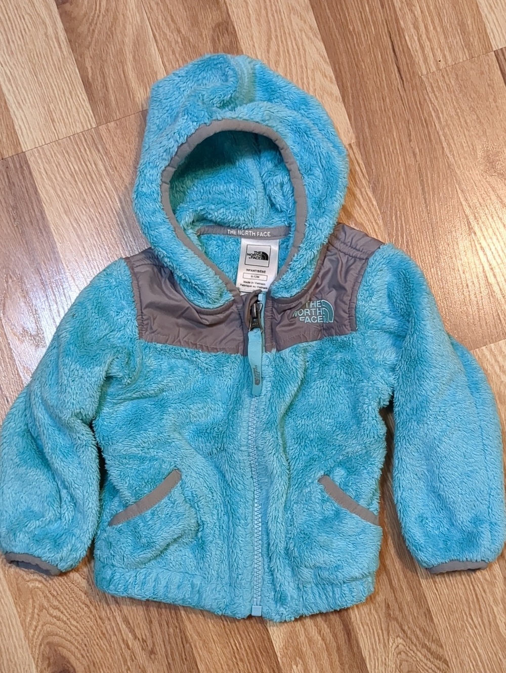 The North Face Girls' Turquoise Fleece Hoodie